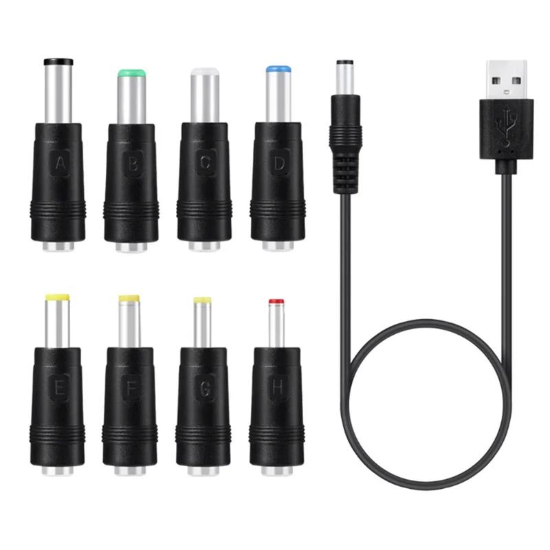 ǳ Ŀ  LED  ÷  ڵ, USB to DC 5.5x2.1mm, 3.5mm, 4.0mm, 4.8mm, 6.4mm, 5.5x2.5mm, 6.3mm, 8 in 1